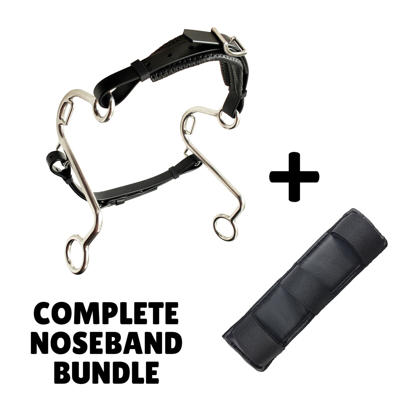 Upgraded S hackamore (complete noseband) bundle