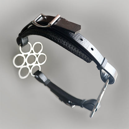 Flower hackamore noseband