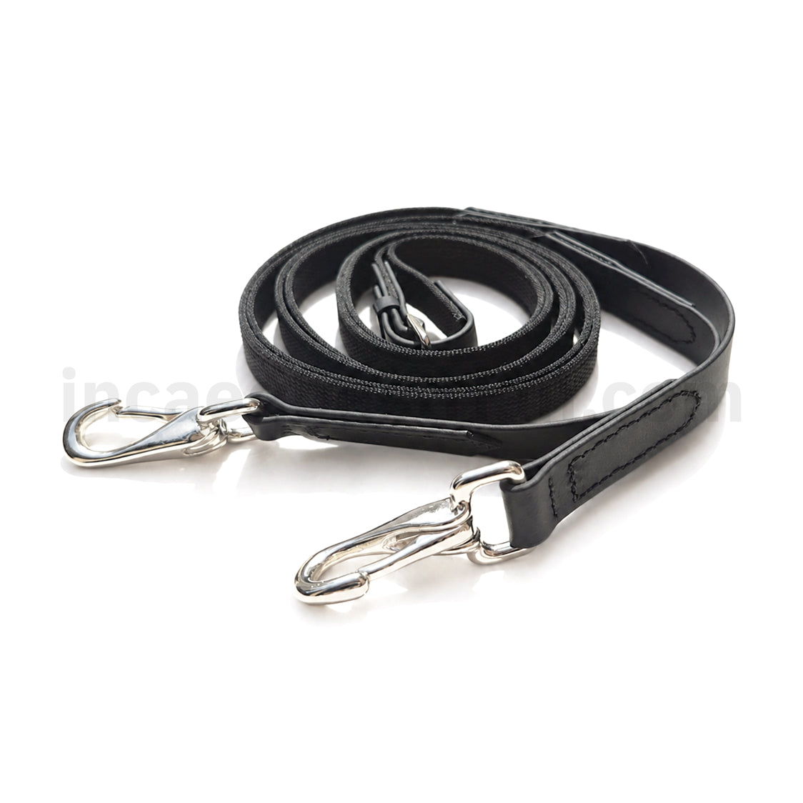 Clip-ended grippy reins for bridles, with secure trigger clips and a textured non-slip grip, from Inca Equestrian