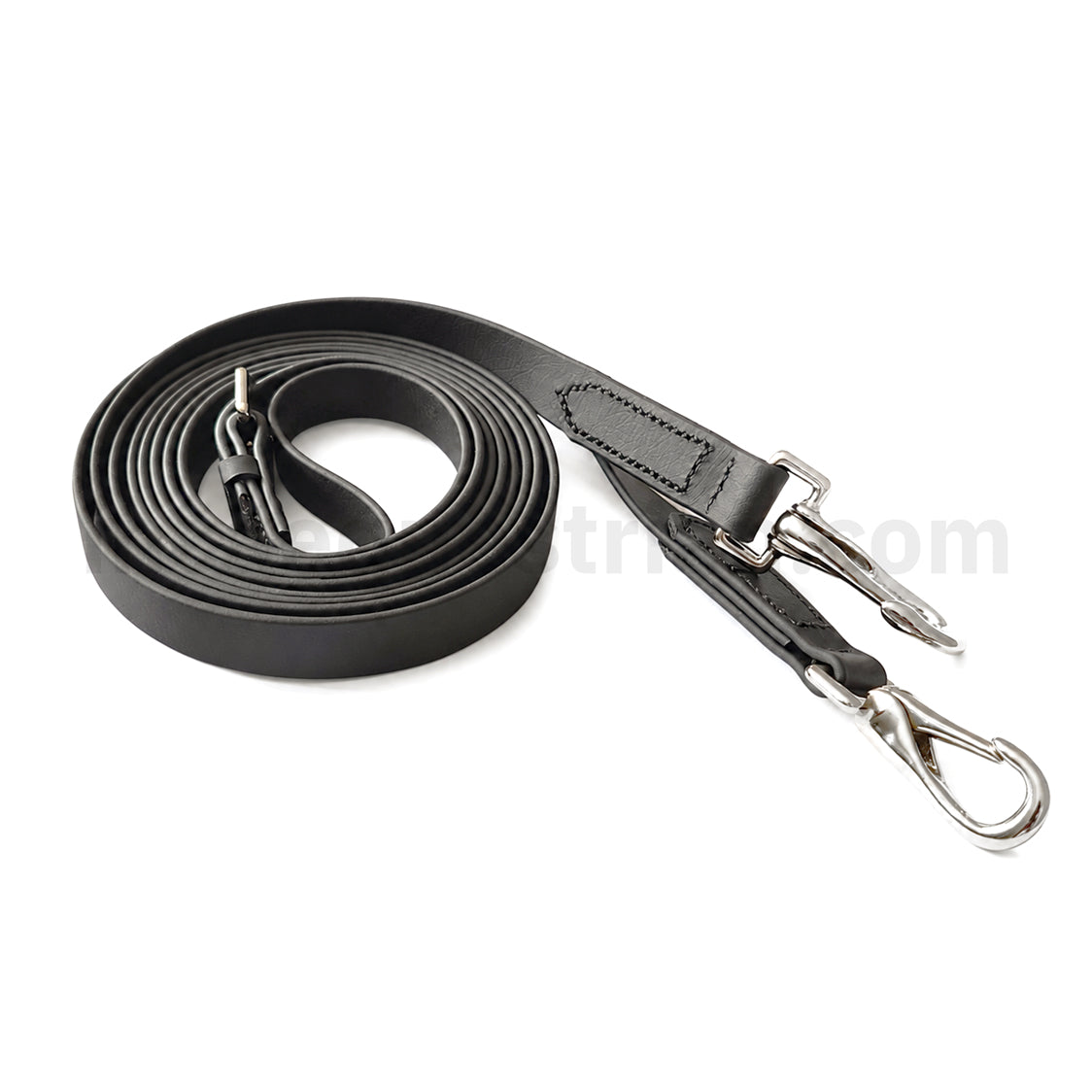 Clip-ended plain BioThane reins for bridles, with secure trigger clips and a smart plain finish, from Inca Equestrian